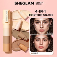 SHEGLAM 4 In 1 Multi-Glam Matte Countour Stack Shimmer Face Highlighter Bronzer Pen Makeup Cosmetics
