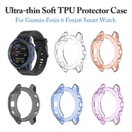 AAFor Garmin Fenix 6 /Fenix 6 Pro Smart Watch Protector Cover Case Soft TPU Protector Silicone Cases  Accessories