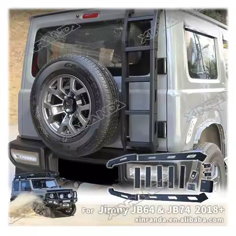 Tailgate Ladder Aluminum Rear Ladder Stairs For Suzuki Jimny JB64 JB74 JB64W JB74W JB74 JC74 2019 20