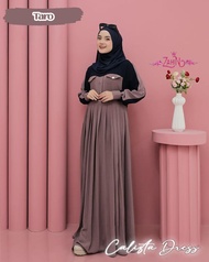 CALISTA DRESS GAMIS WANITA REMAJA TERBARU CRINKLE ZAHIN