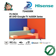 Hisense 75 Inch 4K Smart TV UHD Android TV 75" Television 电视 電視機 75A6500K Replace 75A6500H