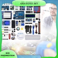 [anayoyo.my] Most Complete Starter Kit for Arduino UNO R3 Programming Beginner Learning Kit with Ser