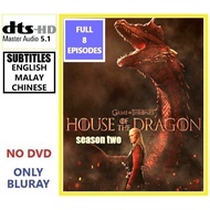 H2D18 House Of The Dragon Season 2 (2024) [8 EPISODES] (2 DISCS) Action Adventure Drama