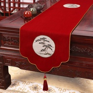 Chinese table runner Embroidered table runner Striped table runner Desktop decoration