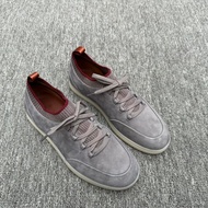 LP Deerskin Velvet Flat Outdoor Sports Shoes Men