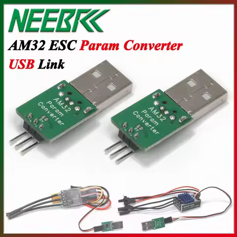 AM32 ESC Parameter Adjuster Brushless Speed Controller USB for MN82 MN99S MN168 MN78 Model Car Off R