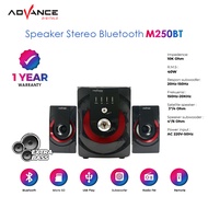 Speaker Aktif 2.1 Bluetooth Advance M250BT Multimedia Subwoofer Garansi Resmi advance 1 tahun