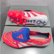 Football Shoes 2025 Tongue FG 36-45 Men's Outdoor Knitted Blue Black Durable Soccer Shoes JFX9