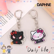 DAPHNE Keychain, Hello Kitty Sanrio Keyring,  Spiderman Kawaii Acrylic Bag Pendant School Bag Pen Bag