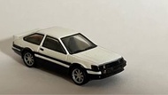 扭蛋 1/72 頭文字D 秋山涉 Toyota Corolla Levin AE86