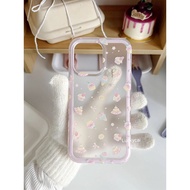 Illustration Ice Cream Pink Casing hp Oppo A6x Reno 15 5G A6x Reno 15 5G A6 Pro Reno 14F 14 Pro 5Ga5