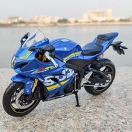 手辦 機車模型 山葉 彩珀 重機模型 摩托車 重機 鈴木GSX-R1000摩托車模型機車合金擺件仿真玩具男孩生日禮物