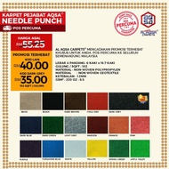 【READY STOCK)】(ALL) Karpet Pejabat Aqsa / POS PERCUMA / Office Carpet Aqsa  FREE POSTAGE