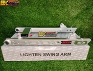 KING OF DRAG LIGHTEN SWING ARM PLUS 2 AND PLUS 3 HONDA WAVE / XRM / RS 125 THAILAND MADE