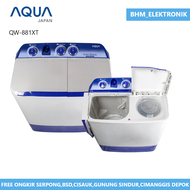 Mesin Cuci Aqua QW-781XT (7,5KG) 2Tabung Hijab SERIES MESIN CUCI SANYO AQUA 2TABUNG 7KG