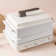 South Korea DAEWOO Multi-Functional Cooking Pot Barbecue Plate Hot Pot Electric Roaster Pan Barbecue