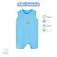 Bộ liền thân body cộc ba lỗ nhiều màu sắc cho các em bé Boube vải sợi tre cao cấp Bamboo