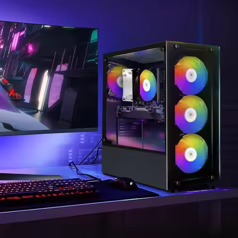 Gaming Desktop PC AMD Ryzen 5 2600 3.9GHz RTX 2060 6GB 16GB DDR4 512GB SSD WiFi 6 Windows 11 Home RG