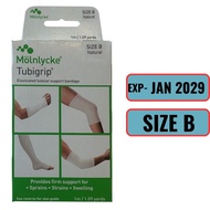 Tubigrip Size B (Natural) 1m – Elastic Bandage for Sprains, Strains & Joint Support