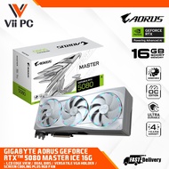 GIGABYTE AORUS GeForce RTX 5080 / RTX5080 MASTER ICE 16G DDR7 PCIE 5.0 GAMING GRAPHIC CARD