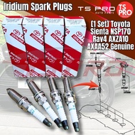 [1 Set] Toyota Sienta NSP170 Rav4 AXZA10 AXAA52 Genuine Iridium Spark Plugs 90919-01289 FC16HR-Q8
