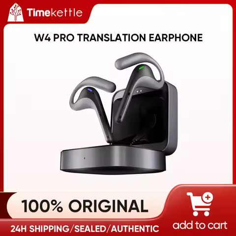 Timekettle W4 Pro AI Translator Earbuds Bidirectional Real-Time Translation in 40 Languages Voice Su
