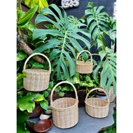 ROUND RATTAN BASKET PREMIUM RATTAN BASKET/ FLOWER RATTAN BASKET/ WOVEN BASKET/
