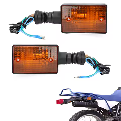 2/4 Pcs Motorcycle Rear Brake Turn Signal Lights Indicators For Yamaha XT350 XT600 XT550 XT250 FZ750