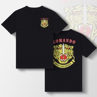 Ggk Series Military Tee Full Cotton Gerakhas Komando T ShirtBaju Anak RantauHla Shirt Men