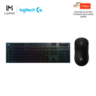 Logitech G PRO X Superlight Lightspeed Wireless Gaming Mouse + Logitech G915 LIGHTSPEED RGB Mechanical Gaming Keyboard