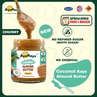 AYOMAYO Coconut Kaya Almond Butter Spread (Low Sugar & Vegan) 180g/90g