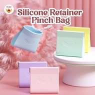 Silicone Pinch Bag Retainer Case - Dental Braces/Aligner/Invisalign with Anti-Odor Ventilation