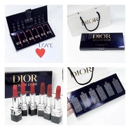 [Old Guest Exclusive] New Style Set Di Blue Gold Lipstick Sample Six-Piece Set 1.5g x 6 Color Number