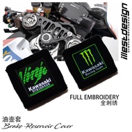 Kawasaki Brake Reservoir Socks, Covers : ZX3R ZX6R ZX7R ZX9R ZX10R ZX12R ZX14R 1400GTR H2 H2R Z650 Z