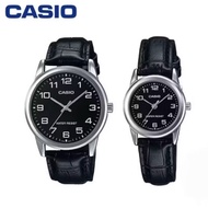 Casio Couple Watch MTP-V001L-1B & LTP-V001L-1B