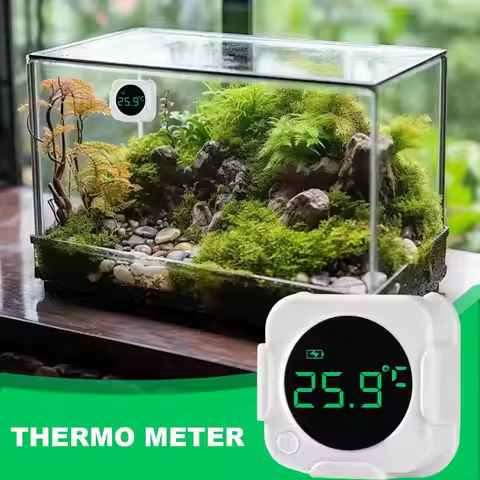 Fish Tank Thermograph Smart Underwater Thermograph For Fish Tank Rechargeable Aquarium Temperature M