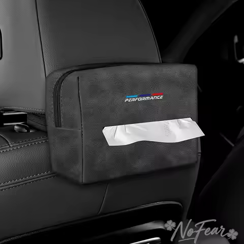 For BMW M Emblem E46 E36 E34 F10 E90F30 E60 F30 E53 E30 E9 E87 Car Seatback Tissue Organiser Box Sun