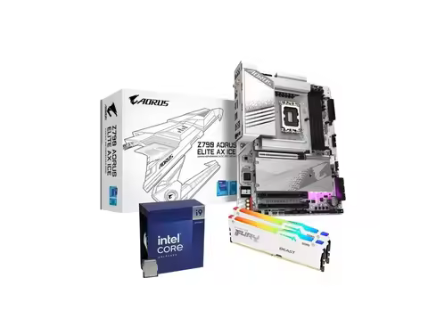 Brand New Kit Intel I9 14900k 32gb Ddr5 Z790 Aorus Elite Ax Ice White
