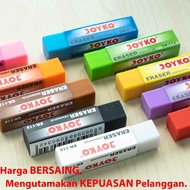 Joyko ER-115 Pencil EraserRK (30 Pcs) Eraser/ ER 115 Colors Stip Pencil Eraser/