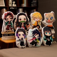 45cm Demon Slayer动漫抱枕同人plush merch  Kamado Tanjirou Agatsuma Zenitsu Kamado Nezuko Hashibira Inosuk 