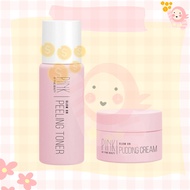 Pink By Pure Beauty Glow On Pudding Cream 10ml Glow On Peeling Toner 20ml