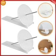 9S 2 Pcs Education Clock Toy Sun Sundial Project Self Made Plastic Kit hainesi