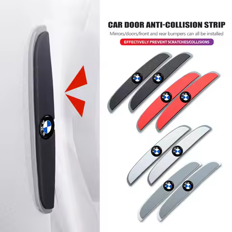 4pcsCar Door Edge Protection Anti Scratch Strip Accessories For BMW E46 E90 E60 F10 E39 F30 E36 E87 