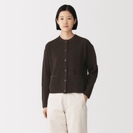 女裝易回收可水洗圓領針織開襟外套