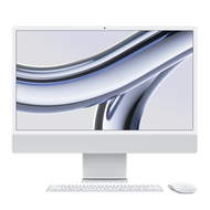 Apple - Apple 翻新產品 24 吋 iMac Apple M3 晶片配備 8 核心 CPU 及 10 核心 GPU - 銀色