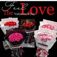 🔥【READY STOCK】🔥 Rose Meaning My Love-🌹19 Stalks Soap Flower Bouquet🌹-Birthday/Surprise/Anniversary