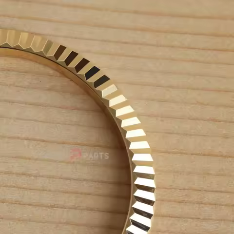 Solid 18K Gold Fluted Bezel for Rolex Datejust 41 126333 126303