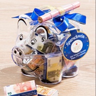 Euro pig chocolate, portable in Germany. Expiry date 2021