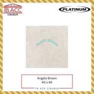 Angelo Brown 40x40 Platinum Keramik Kasar Best