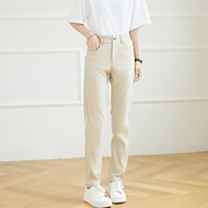 Eyouth 10163 Women long pants High Waist stretchy casual pants